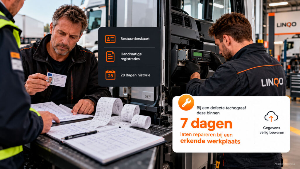 Tachograaf controleren en defecten laten repareren
